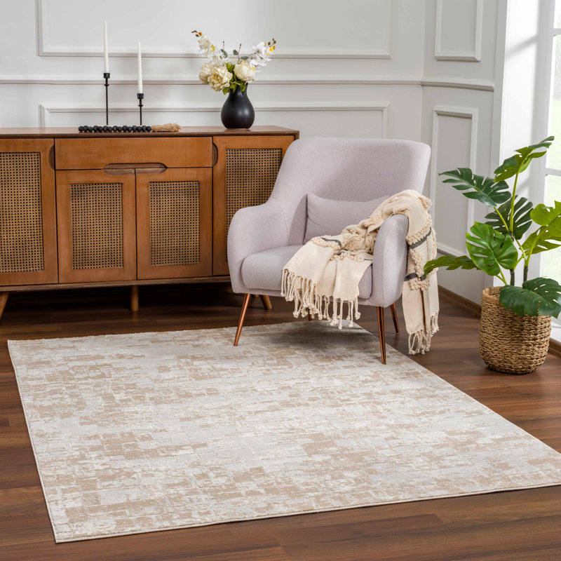 Tapis crème / beige Straten, Rectangle 9 pi 2 po x 12 pi