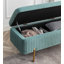 Banc de rangement rembourré en velours Miajah-251652351