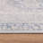 Valora Blue Traditional Washable Flatweave Rug With Non-Slip Backing-1719420634