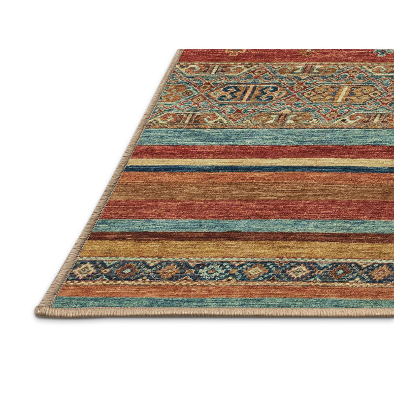 Anilu Striped Indoor Rug, Rectangle 7' x 10'