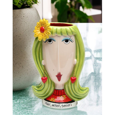 Penstemon Daisy Lady Makeup Toothbrush Holder