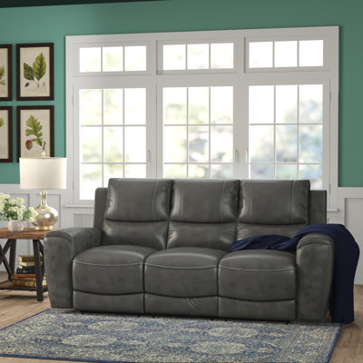 Kittitas Upholstered 86'' Power Reclining Sofa