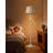 64”farmhouse Floor Lamp With Nightlight, Rustic Tall Standing Lamp With Rotary Switch For Living Room, Corner, Bedroom, White (bulb Included)-1950448829