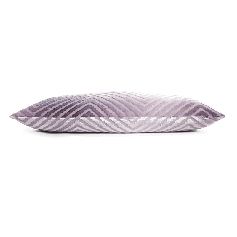 Lumbar Velvet Pillow Cover & Insert, Rectangle 12"H x 24"W, Thistle