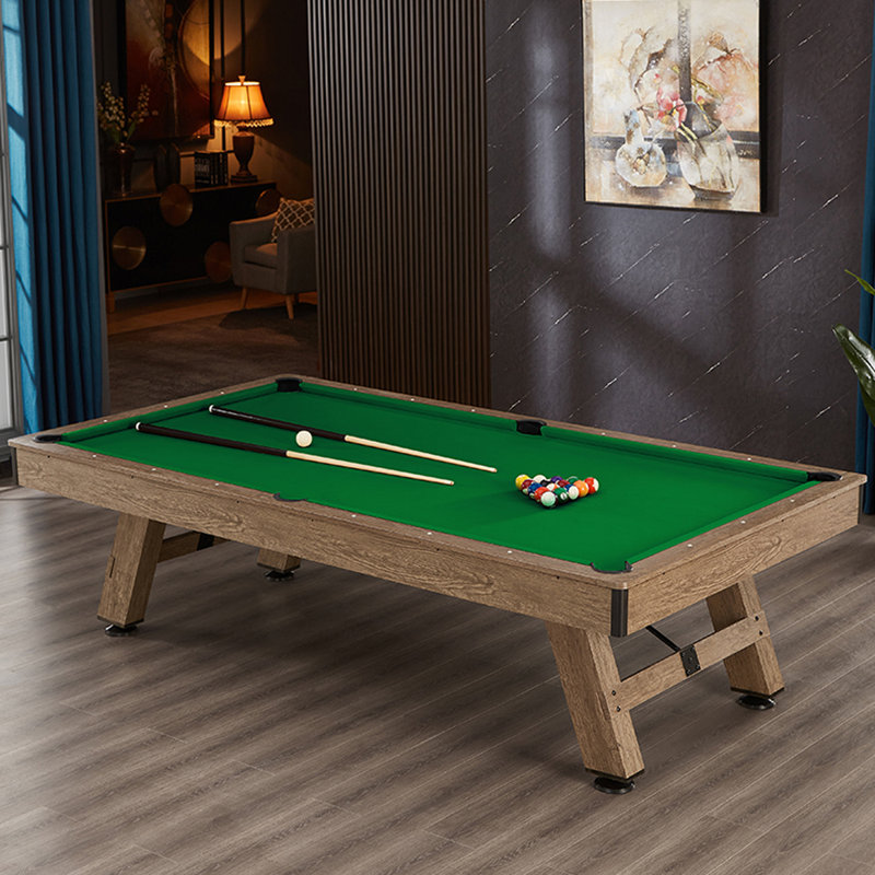 Table de billard trois-en-un multi-fonctionnelle, Vert, H 31,89 po x l 96,06 po x P 57,87 po
