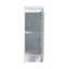 Meuble-lavabo autoportant de 48 po avec lavabo en résine et 2 armoires de rangement, portes à fermeture douce