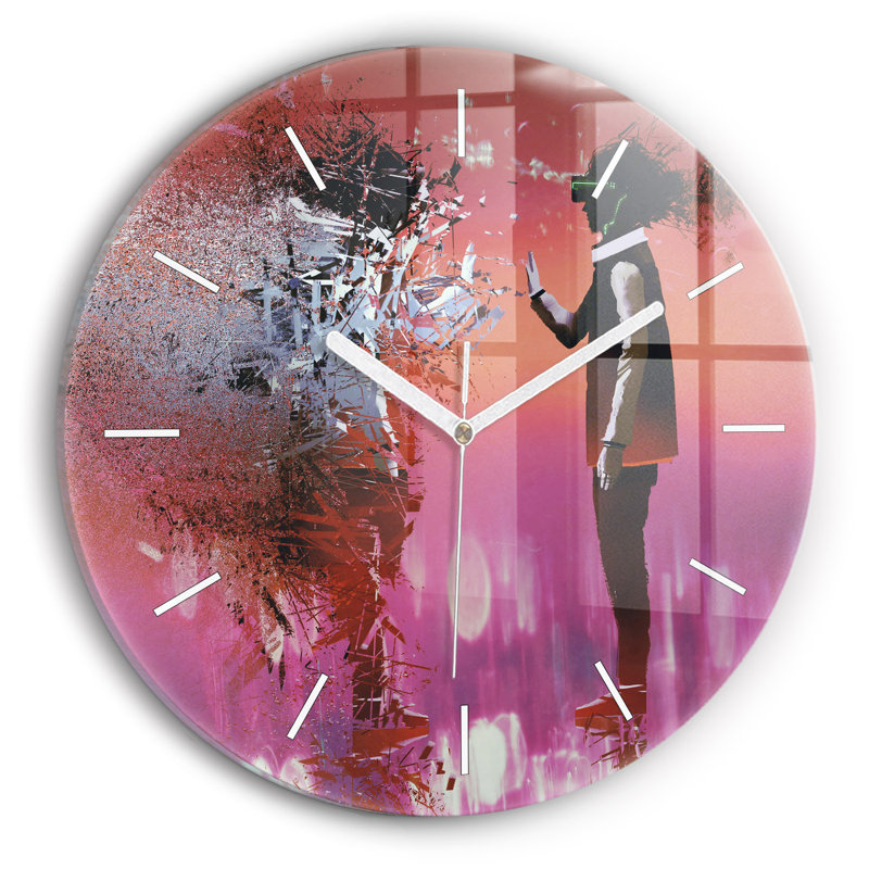 Glass Wall Clock