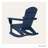 POLYWOOD Nautical Adirondack Rocking Chair-89528818