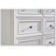 Commode à 6 tiroirs style campagnard avec base en bois, commode de rangement rustique pour la chambre à coucher et le salon, belle et robuste