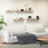 Bomeda 35.4'' Black Floating Shelves for Wall, Picture Ledge Shelves for Living Room, Bedroom-170361083-198394203