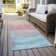 Machine Washable Indoor/Outdoor Claudian ACN1480 Salmon Rug