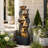 Marlina Hand Crafted Weather Resistant Floor Fountain with Light