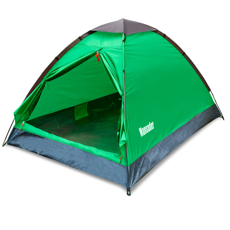 2-Person Lightweight Camping Tent with Carrying Bag, Green