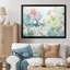 «Blue Enchanted Gardens III - Abstract Botanicals», reproduction d'art sur toile-715005107-715005262