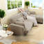 Canapé d'angle modulaire 4 places en chenille, forme moderne en U, pour la maison