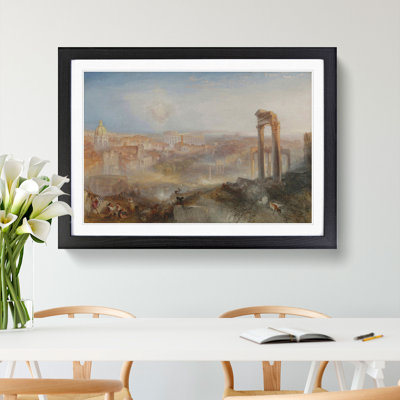 Modern Rome Campo Vaccino by Joseph Mallord William Turner - Picture Frame Painting