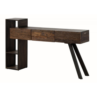 160cm Solid Wood Top Console Table