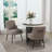 Dinnington Velvet Upholstered Side Chair With Legs-1327015326
