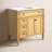 Rivers 36 " W Freestanding Standard Free Standing 1 Single Vanity Bathroom Vanity With Carrara Marble Top-73359966