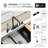 Single Handle Pull Down Foldable Kitchen Faucet-111732275