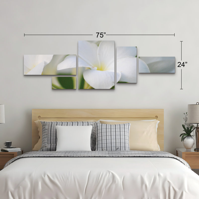 Ensemble de 5 panneaux muraux - "Perfect photo" Monica Mize, art mural sur toile pour le salon, la chambre à coucher ou le bureau 
