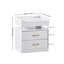 45cm W Manufactured Wood Bedside Table