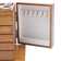5-Tier Wooden Jewelry Organizer Box with Mirror