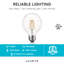 5 W (équivalent à 60 W), ampoule DEL G25 à intensité variable, culot moyen E26 (standard)-50510817