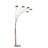 Micah 88'' Gold Tree Floor Lamp