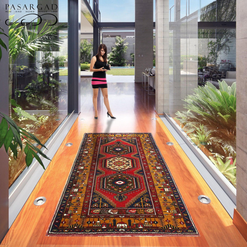 Oriental Area Rug in Red