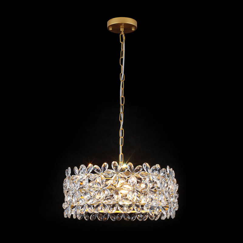 Lustres en cristal à 3 lumières Alissya