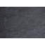Table de chevet transitionnelle avec finition en velours gris et capacité de rangement rembourrée