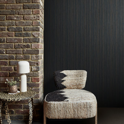 Fibre Stripe Forest Wallpaper