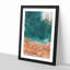 Ocean Meets the Sand - Picture Frame Graphic Art Print-56925456-56925453