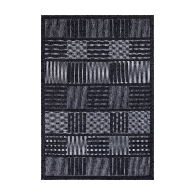 Modern Non-Slip Area Rugs – Anthracite – Living Room, Hallway Runner, Kitchen & Door Mat – Multiple Sizes