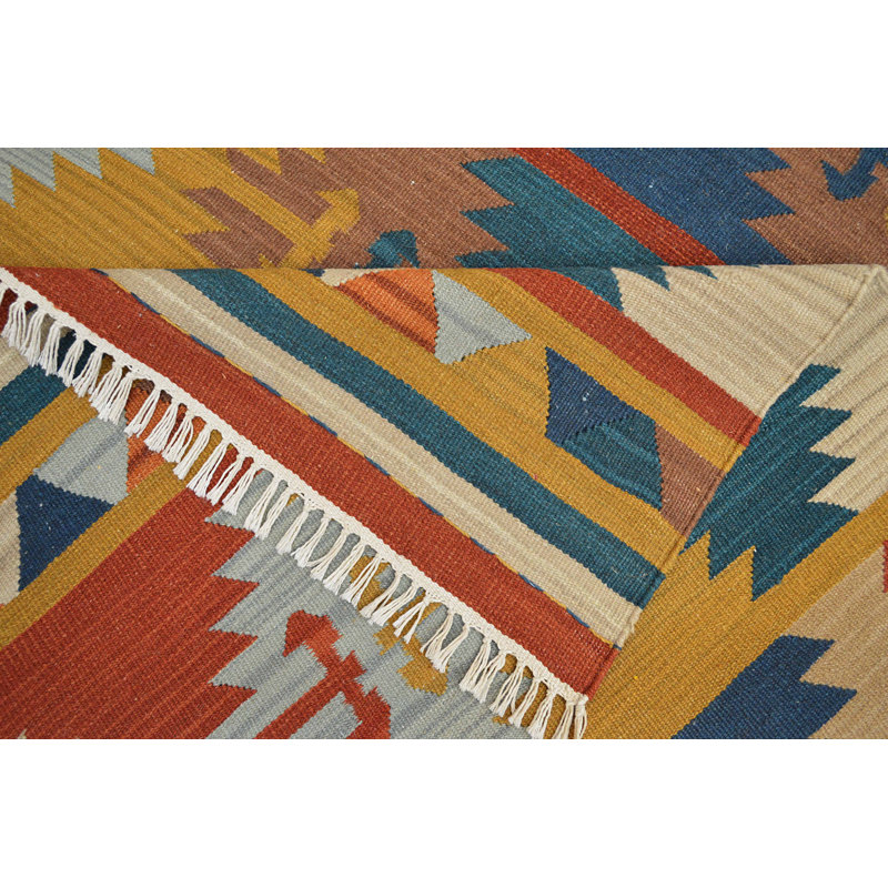 Southwestern Wool Hand Woven Area Rug, Rectangle 170 x 230cm