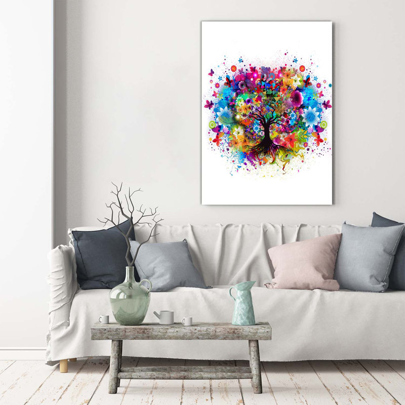 Abstract Tree - Wrapped Canvas Print