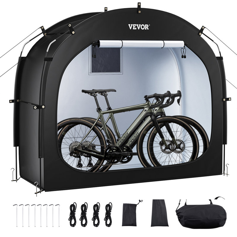 Tente extérieure spacieuse et imperméable pour 4 à 5 vélos