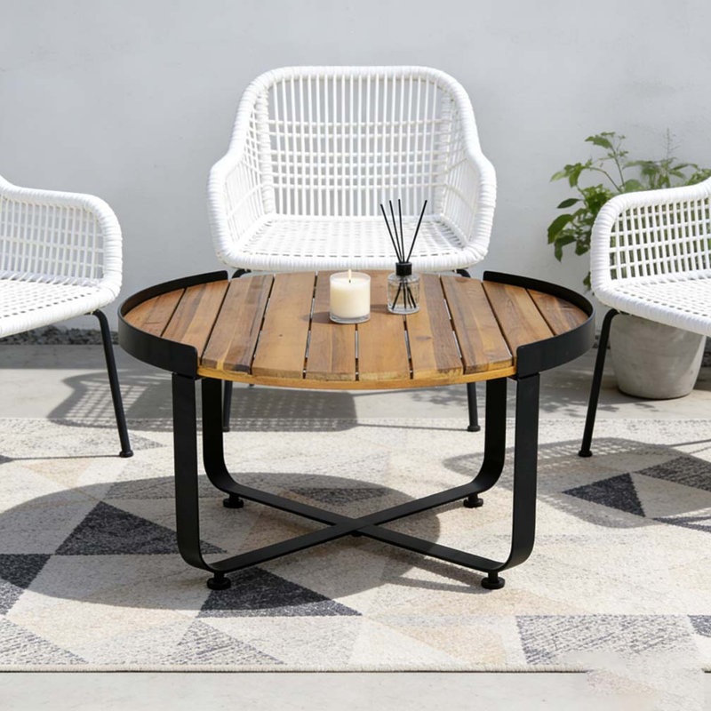 Table basse, Teck