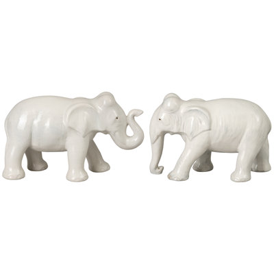 Elephant Ceramic Garden Statue