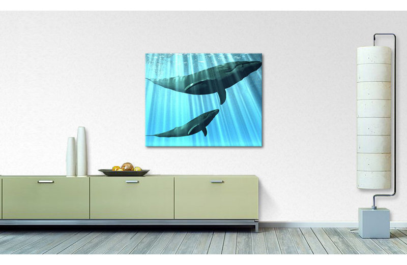 Stretched On Wooden Frame Print on Canvas, 80cm H x 100cm W x 2cm D