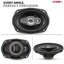 Haut-parleur coaxial audio 5 voies 6x9