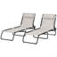 Ensemble de 2 chaises longues pliantes, chaises longues et chaises longues pour l'extérieur-1243432025-1243432031