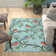 Carbonell Hand Tufted Floral Indoor / Outdoor Rug