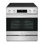 30 po 4,6 pieds cubes Cuisinière électrique avec 4 brûleurs de surface et four à convection en acier inoxydable
