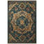 Tapis décoratif à motif frangé rétro à motif de pétrole-1483698884
