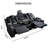 Premium Theater Style Motion Sofa with Adjustable Headrest-109424760