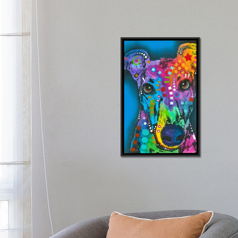 Quel est le raisonnement qui pense à propos ? impression sur toile tendue, impression sur toile tendue, Toile avec cadre noir
