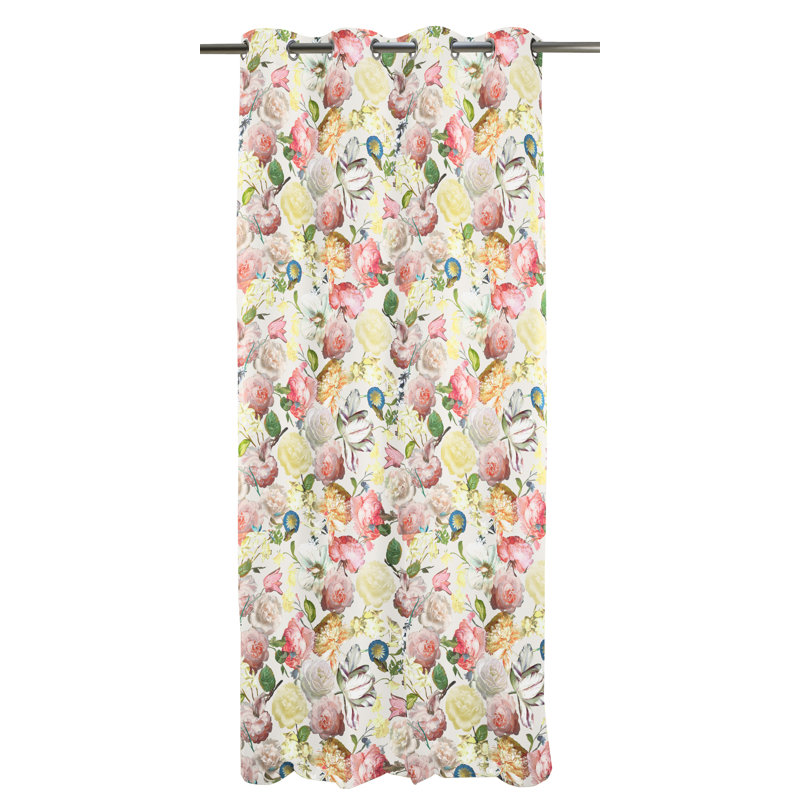 Summer Garden Eyelet Room Darkening Curtain