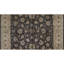 Tapis beige et noir noué à la main de haute qualité